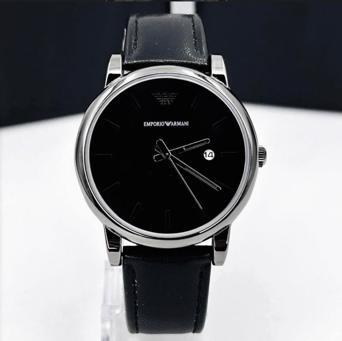 Relógio Armani Exchange Pulseira Em Couro