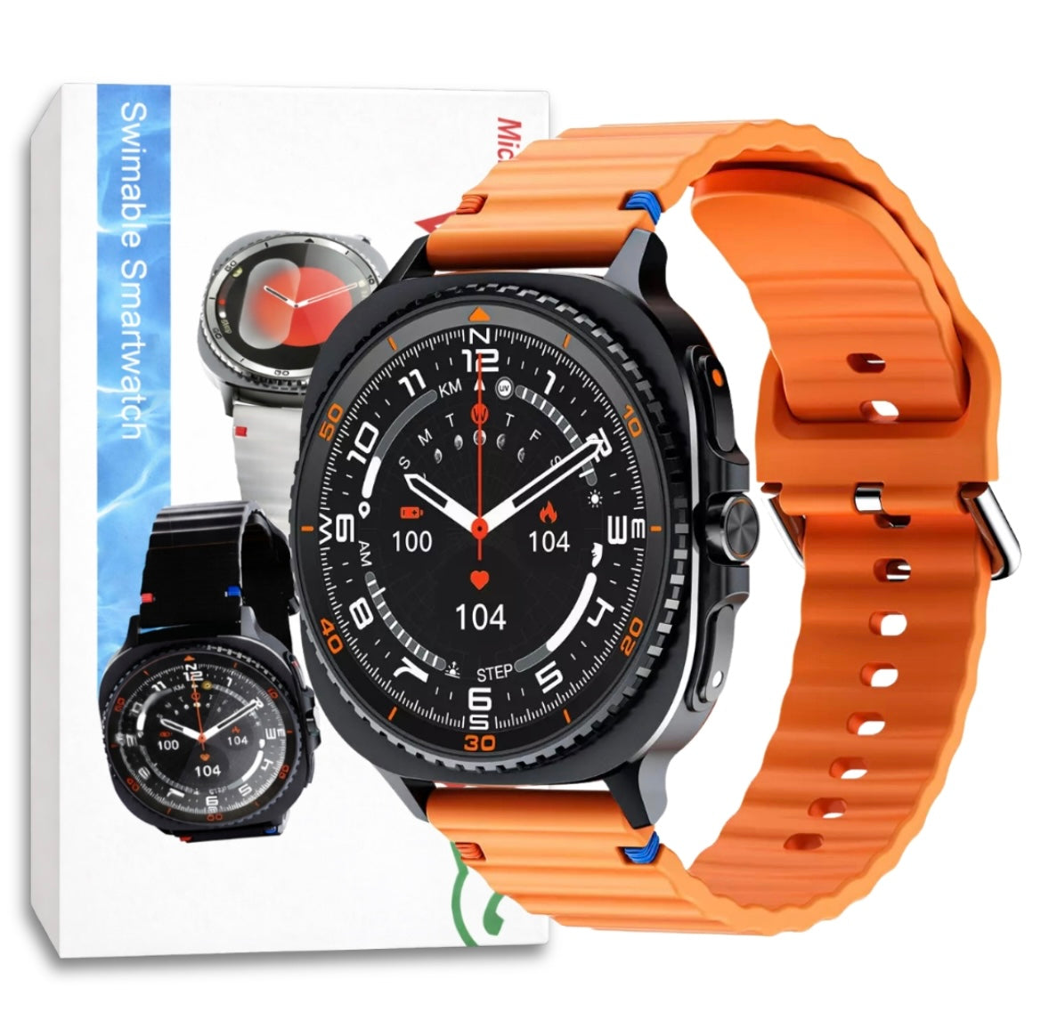 Smartwatch Microwear MA33 Ultra 2 Série 11 Whatsapp A Prova D'água