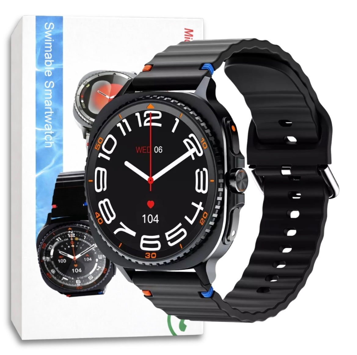 Smartwatch Microwear MA33 Ultra 2 Série 11 Whatsapp A Prova D'água