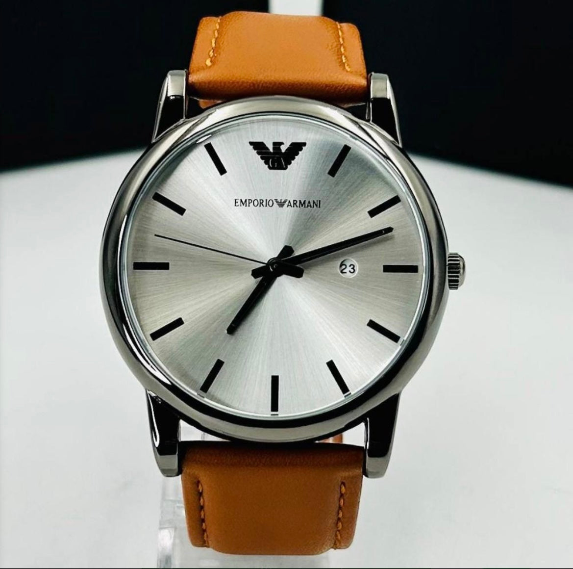 Relógio Armani Exchange Pulseira Em Couro