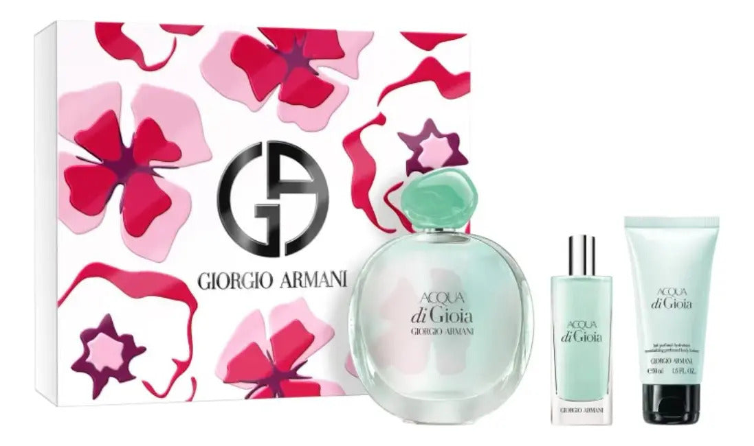 Kit Giorgio Armani Acqua Di Gioia Edp - Feminino 3 Produtos