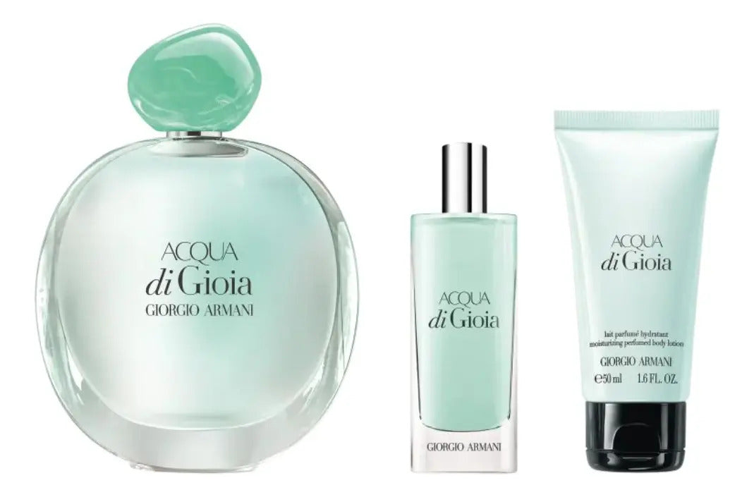 Kit Giorgio Armani Acqua Di Gioia Edp - Feminino 3 Produtos