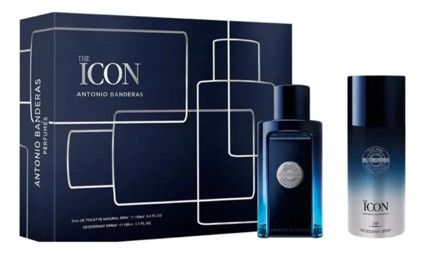 Kit Antonio Banderas The Icon Edt 100 ml + Deo 150 m