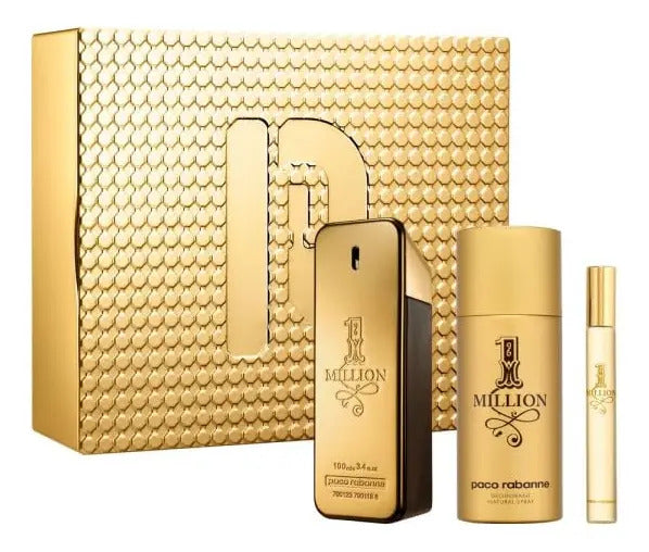 Kit Paco Rabanne One Million - Eau De Toilette 100ml + Shower Gel 100ml