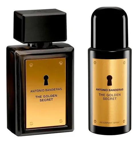 Kit Banderas The Golden Secret Masc Edt 100ml + Deo 150ml