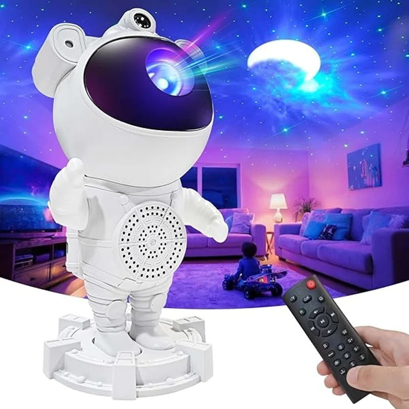 Astronauta Star Light Projetor - Led Caixa de Som Bluetooth